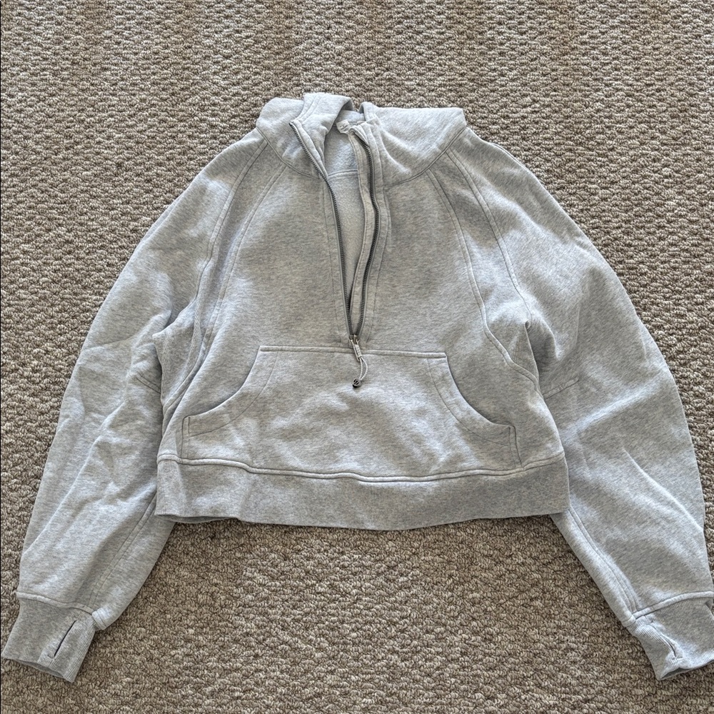 Lululemon Scuba Hoodie - Light Grey (Great Condition)